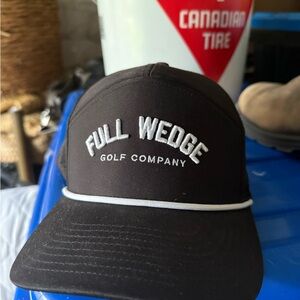Full Wedge Golf Company Black Hat